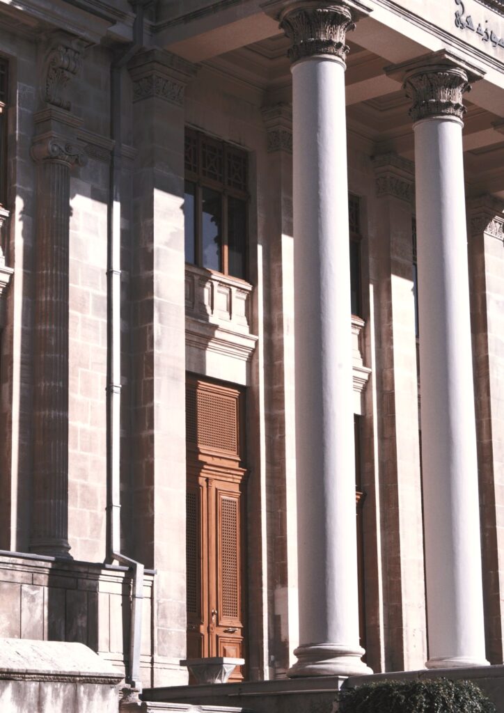 white columns