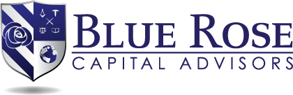Blue Rose Shield Logo