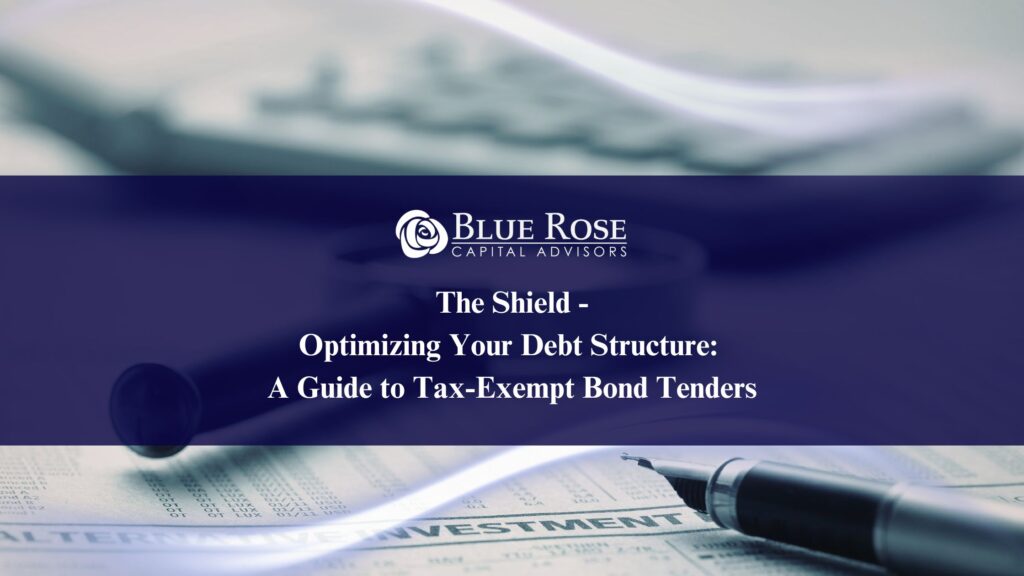 Blue blog banner with data and calculator